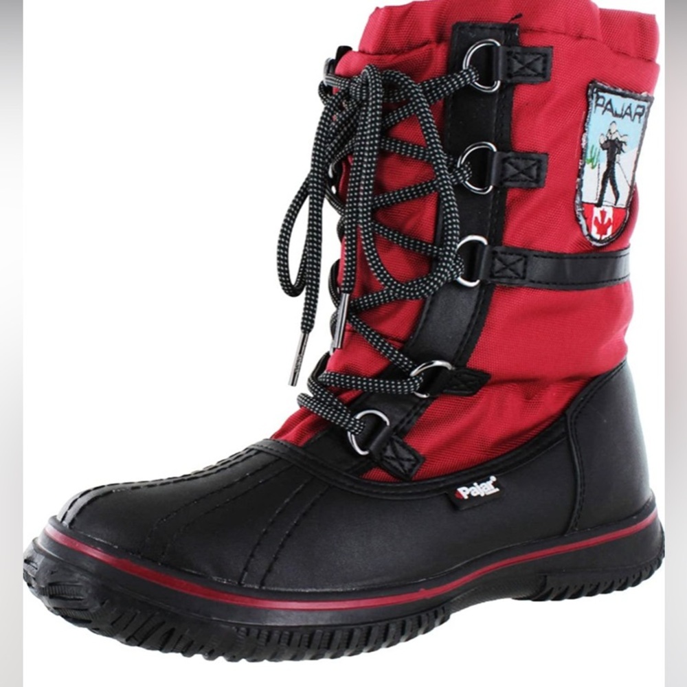 Pajar red snow boots